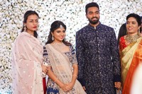 Producer Lakshman Son Ujwal Engagement Photos